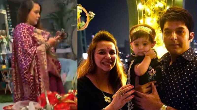 Comedian Kapil Sharma to be reunited with father baby bump wife Ginni's video goes viral