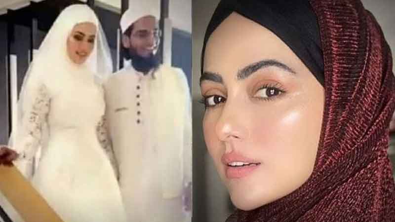 Former actress Sana Khan married Maulana left Bollywood to promote Islam
