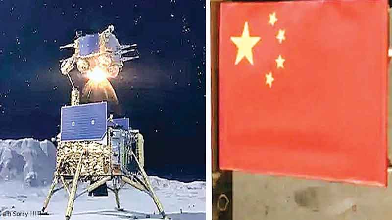 China hoists the flag on the moon becoming the second country to do so