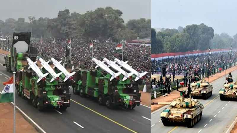Parade begins at Rajpath in Delhi Rafael show-stopper Tableau of the corona vaccine is also the center of attraction