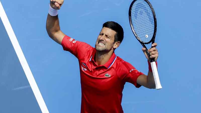 Djokovic's team started with a win