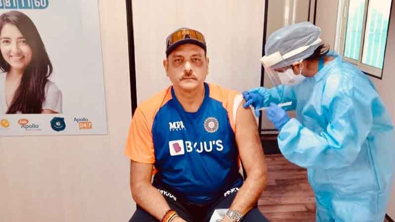 Team India coach Ravi Shastri thanks Corona vaccine thanks to medical staff