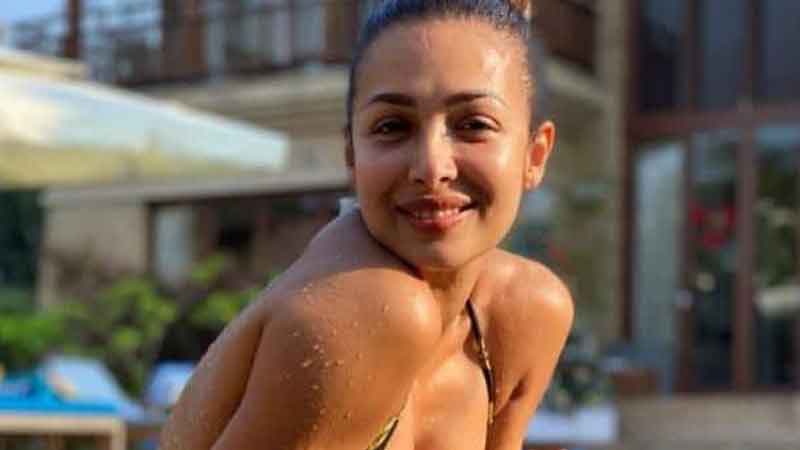 Malaika's bold photo showing the back side of the stock on social media viral