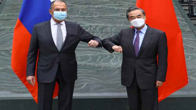 Russia's foreign minister reaches China aims to create strategy to compete with America