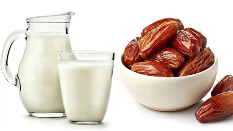 Use male date palm with milk the benefits will surprise you