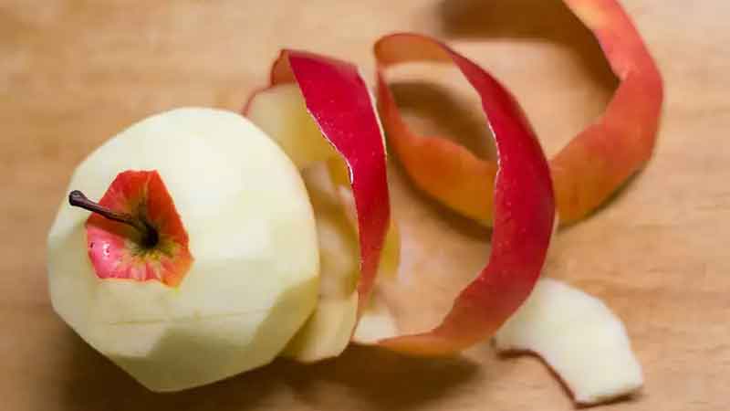How to use apple peel for facial scars