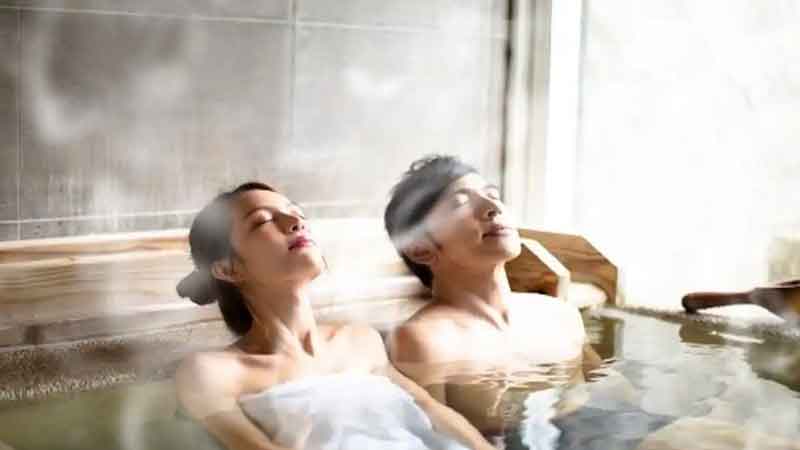 Taking a dip in hot water and sauna provides benefits like walking jogging and running