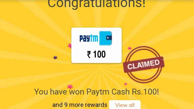 congratulation! You have won the Paytm scratch card: this is a new way of looting, instructing Paytm users to be careful