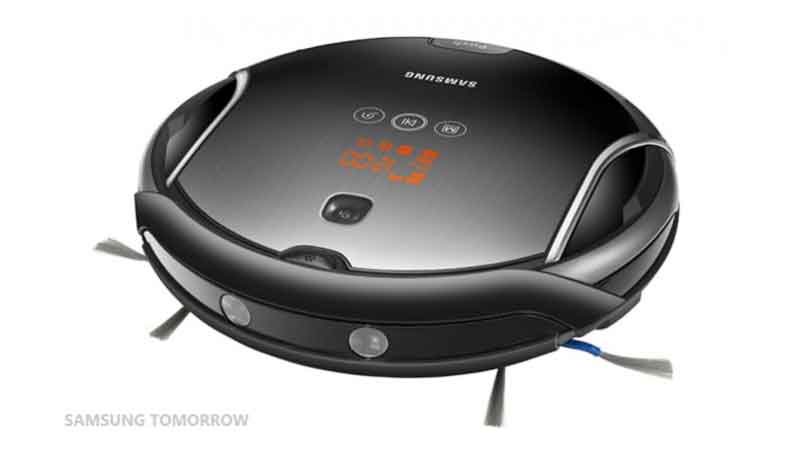 Samsung robotic vacuum cleaners will find and clean the mess of the house