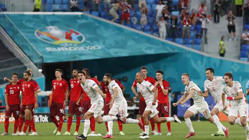 Euro Cup: Spain in last 4 after beating Switzerland