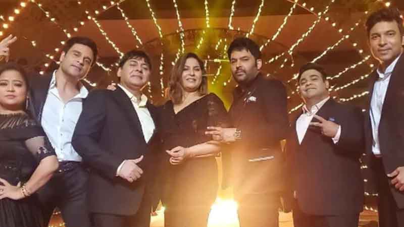 Kapil Sharma showed the fans the first glimpse of the new set of 'The Kapil Sharma Show', from ATM to 10 star dhaba hai