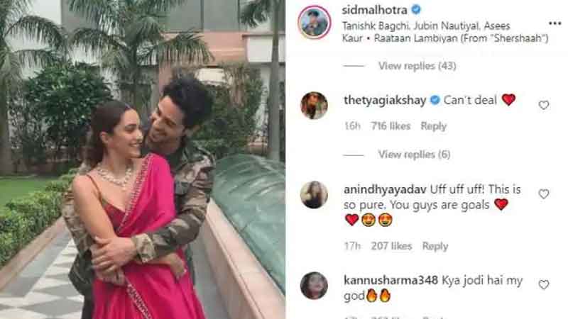 Fans liked the romantic video of Kiara and Siddharth, said- 'Uff Uff! Pure love is goal'
