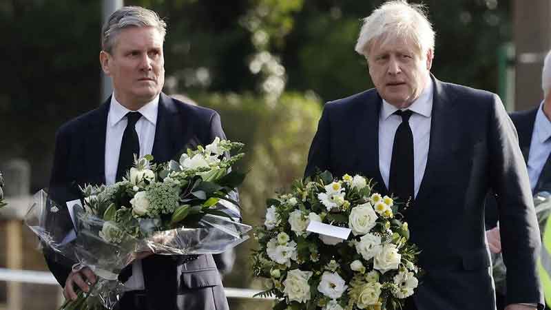 Terror attack in Britain party MP of Boris Johnson stabbed to death