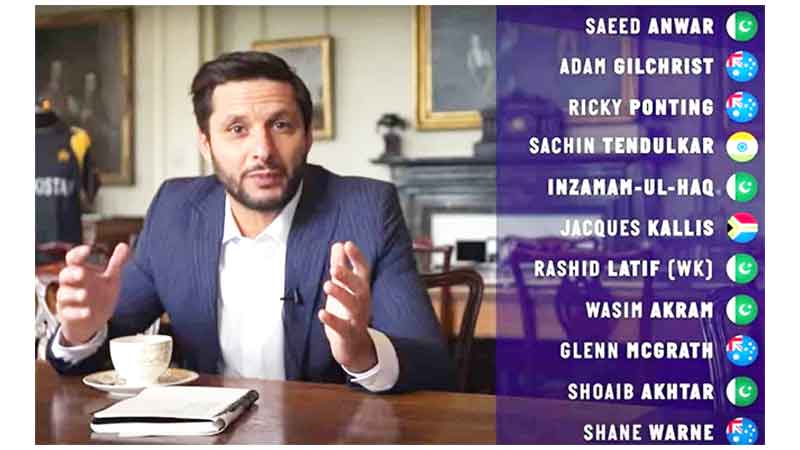 Afridi's this is the world's best playing XI this Indian was included