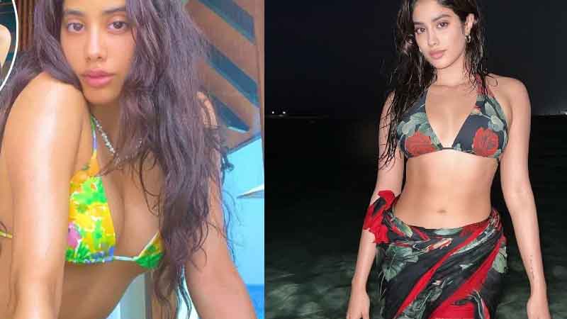 Janhvi did 'lungi dance' wearing a bikini the fans stopped breathing after seeing the style!