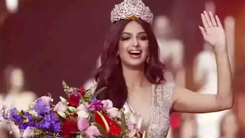 Harnaaz Kaur became Miss Universe, after 21 years, the beauty of India's beauty queen again showed up