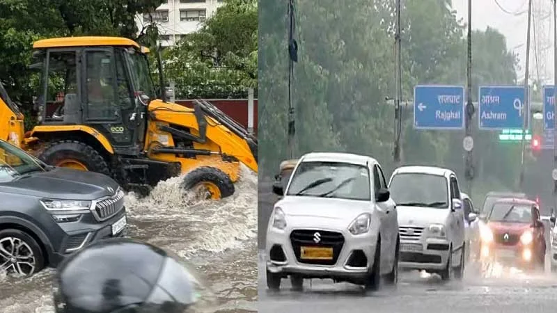 Car submerged under Minto Bridge in Delhi-NCR due to heavy rains: Report of a critical situation